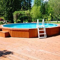 above ground pool